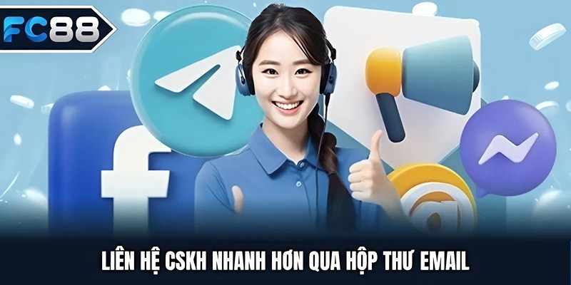 Liên hệ CSKH nhanh hơn qua hộp thư email