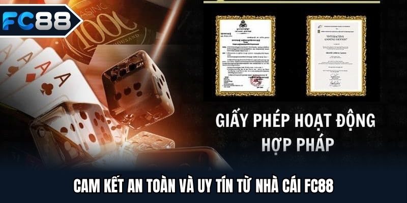 Cam kết từ nhà cái về giấy phép hoạt động hợp pháp